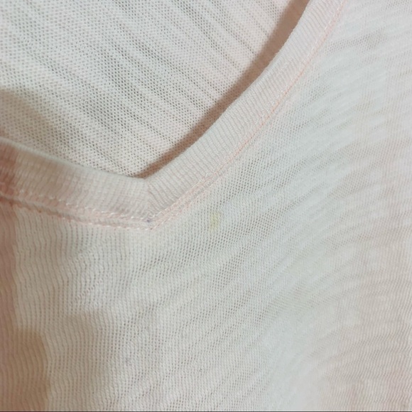 ATM Oversized V-neck short sleeve T-shirt burn out cotton woman’s xs tee - Picture 5 of 8